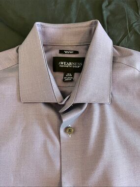 Kenneth Cole Lavender Dress Shirt - Modern Spread Collar